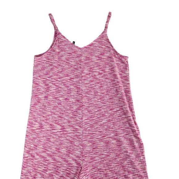 Torrid Sleep Pink & White Jumpsuit Size 2 Soft Poly Spandex Blend Relaxed Fit - Picture 7 of 7